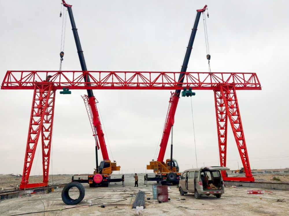 龍門吊廠家、型號、參數、價格、MHE型單梁門式起重機制造安裝維修