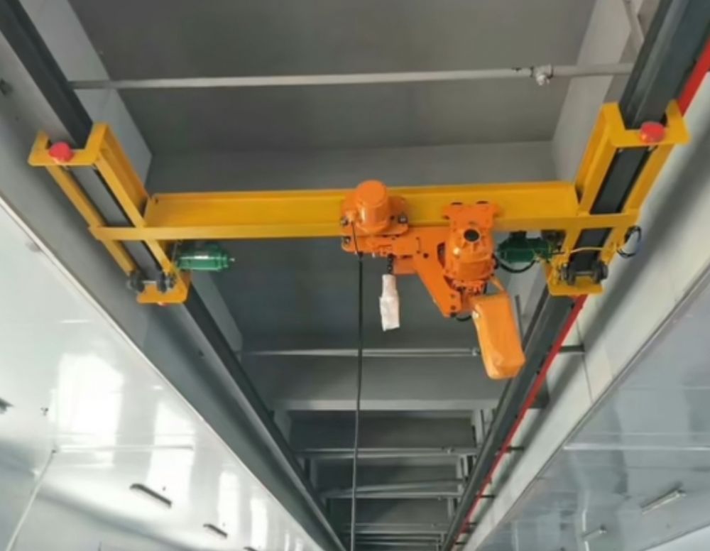 歐式起重機，歐式電動單梁懸掛起重機廠家生產安裝維修