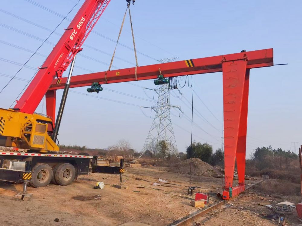 MHE型/MH型電動(dòng)葫蘆單梁門(mén)式起重機(jī)、福建起重機(jī)龍門(mén)吊