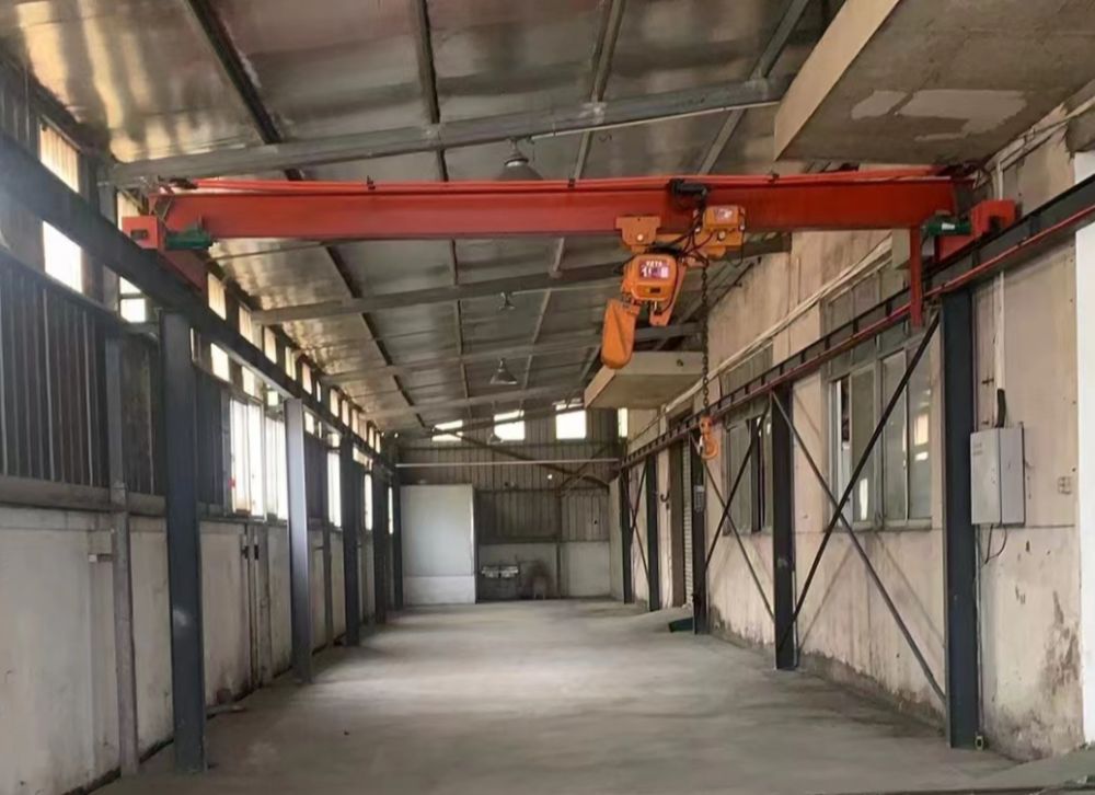 LD簡易電動單梁起重機、簡易行車、吊機、天車現場制作
